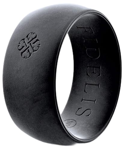 FIDELIS nv Silicone Wedding Ring for Men and Women.Safe Silicone Ring.Rubber Ring Active Lifestyle