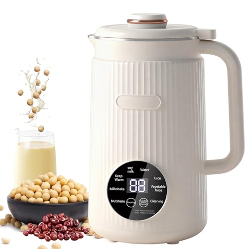 Nussmilchmaschine 8-in-1, 1200ml Pflanzenmilchbereiter &...