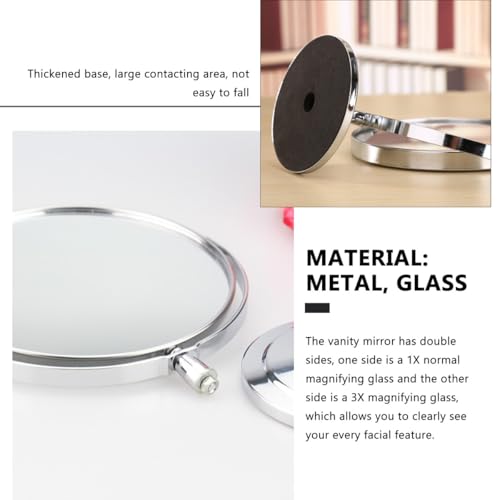 Espejo de maquillaje de mesa doble cara 6 pulgadas DOITOOL miniatura 3