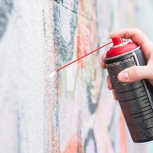 200 pitillos rojos de plástico para aerosol 12 cm miniatura 4