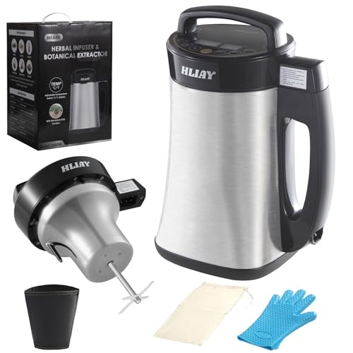 Máquina descarboxiladora y tintura 2 en 1, máquina infusora de aceite mágico y máquina para hacer mantequillas, aceites, tinturas, reemplazo de por vida