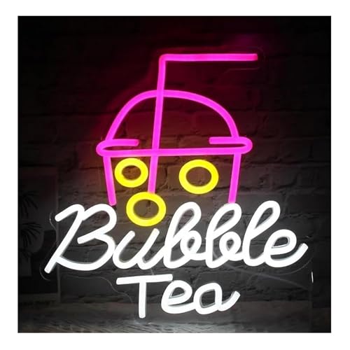 Néon LED Bubble Tea enseigne lumineuse murale café et salle de fêtes