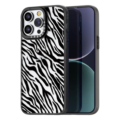 Coque iPhone 15 Pro zèbre noir cadeau fille original 6.1