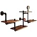 YFINE Regale Für Die Wand American Country Style Schweberegale Vintage Industrielle Wandregal Industrial Regal Pipe Display Rack Retro Iron Wandmontage Bücherregal Rohr Regale