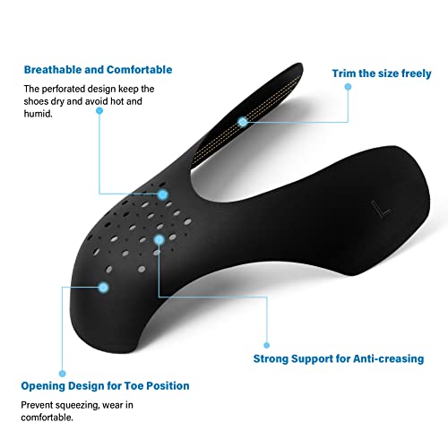 Yolopark Shoe Crease Protectors For Air Force Shoes, 4 Pairs Shoe Anti Crease Guard To Prevent Sneaker Crease For Men's 7.5-13 Women's 5-9 #TOP1