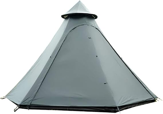PlayDo Waterproof 380CM/12.5ft Camping Teepee Tent Yurt Tent with Screen for Outdoor Camping Hiking Hunting 4 Persons