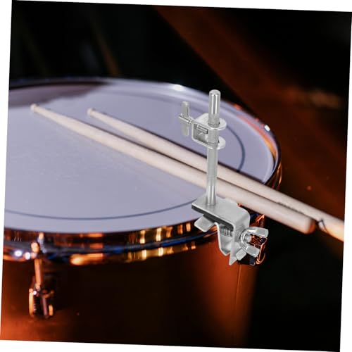 Abrazadera fija para cowbell Alasum, soporte para cowbell compatible con bombo, accesorio para batería y percusión miniatura 6