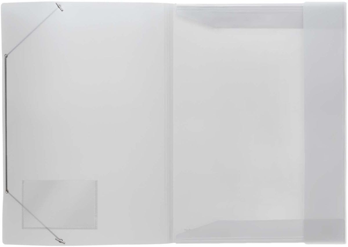 FolderSys 10 x Eckspanner-Mappe A3 PP transparent