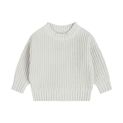 Toddler Baby Girl Boy Sweaters Knit Long Sleeve Crewneck Warm Pullover Sweatshirt Autumn Winter Clothes