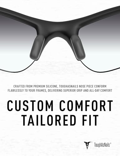 Image of ToughAsNails Replacement Nose Pads for Oakley Flak 2.0 OO9295 /Flak 2.0 XL OO9188 /Flak XS OJ9005 /Flak XXS OJ9008 Sunglasses