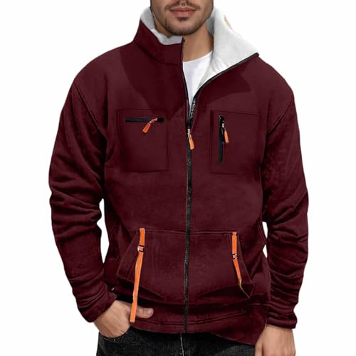 Sweat-shirt à col montant zippé en polaire légère contre le froid