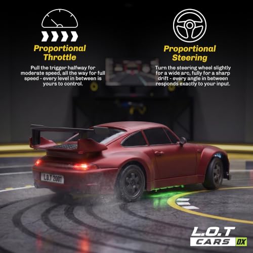 L.O.T TOYS Store L.O.T TOYS Flare RC Drifting Car 4x4, 20Kmph, Red - Image 6