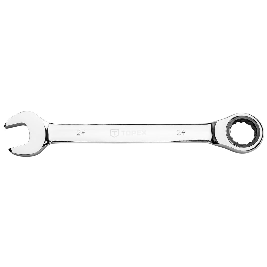 Combination Spanner with Ratchet 24 mm