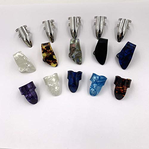 U/K Lot de 15 médiators pour pouce et index – Couleur aléatoire - Les Beatles, Paul McCartney, John Lennon, RIngo Starr, George Harrison U/K Lot de 15 médiators pour pouce et index - Couleur aléatoire – Image 4