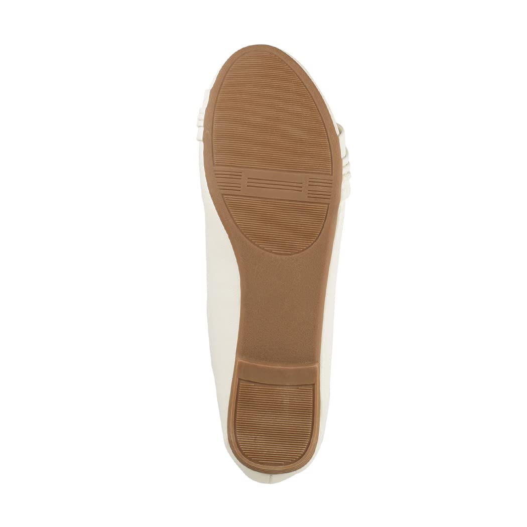 Elara Femmes Ballerines Confortable Cuir Optique Rhinestones Plat Chunkyrayan