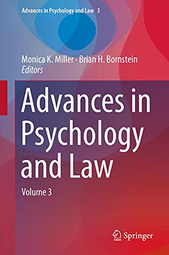 Buy Advances in Psychology and Law — BookShops.in
