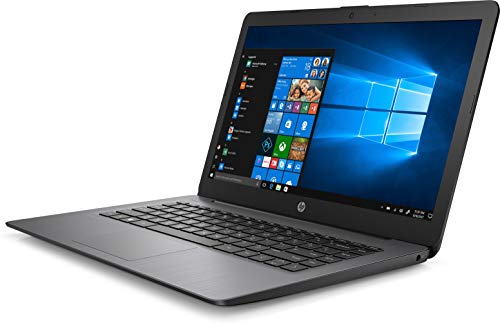 Image of HP Stream 14 Laptop 14 inch, Intel Celeron N4000, Intel UHD Graphics 600, 4GB SDRAM, 32GB eMMC, Office 365 1-yr, Brilliant Black, 14-cb164wm