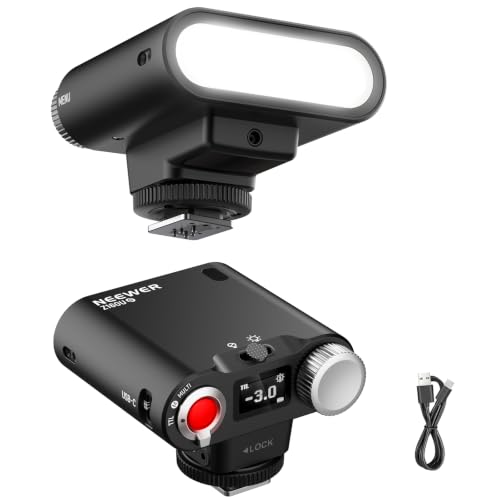 Image of NEEWER Z160U-S Camera Flash Speedlite Compatible with Sony, Compatible with Godox, 18Ws GN14 6000K TTL 1 /8000 HSS On Camera Flash Light with USB C 1100mAh Battery 1.4s Recycle 1100 Full Power Flashes