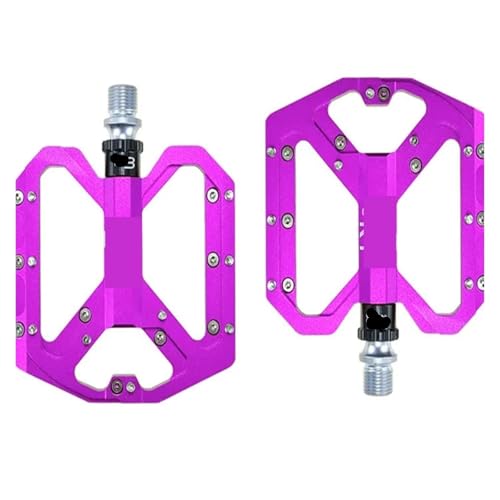 ���]�ԃy�_���AENZO �ƌ݊����A�y�� CNC �A���~�j�E������ 3 �V�[���h�x�A�����O����~�߃t���b�g MTB ���]�ԃp�[�c(PURPLE)