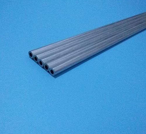 5PCS 8 * 4.6 * 400mm Aluminum Alloy Tubes Pipes Spare Parts for DIY Models