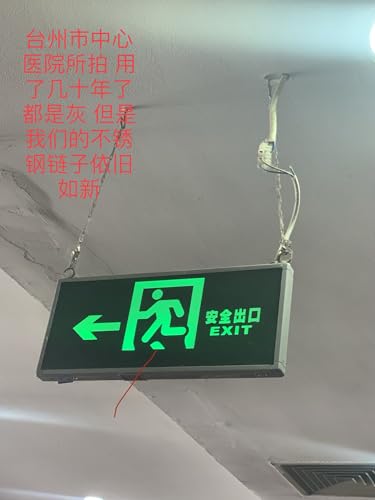 Image of Stainless steel chains for hanging lamps, hanging chains, chains for emergency light signs, for billboard lights, twenty meters