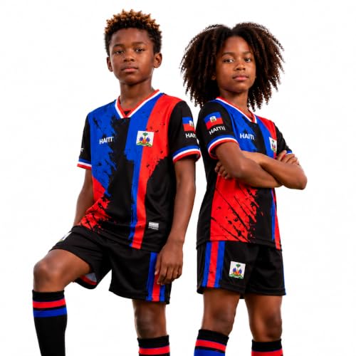 Fox & Fury Kids Haiti Soccer Jersey Set