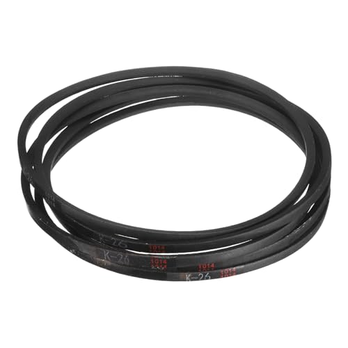 uxcell 5pcs K26 Rubber V Belt, K Section V-Belt 26" Outside Circumference x 0.315" Width x 0.236" Thick, Industrial Power Transmission Belt