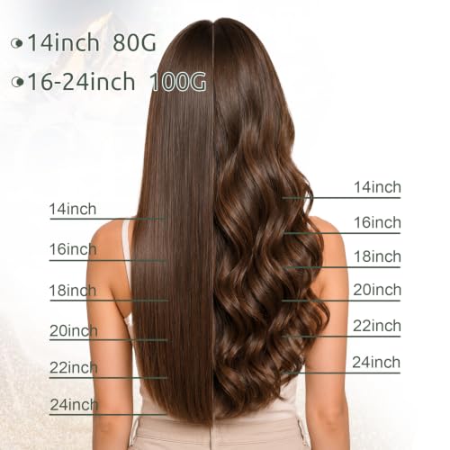 Image of Ugeat Sew in Hair Extensions Real Human Hair, Human Hair Weft Extensions Jet Black, Real Hair Extensions Sew in 18 Inch 100g, Reusable