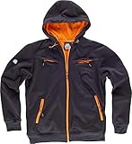 CHAQUETA WORKSHELL S9482 NGR/NARAN.T-L - WORKTEAM - S9482 NGR/NARAN.T-L