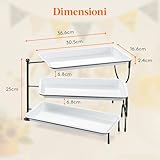 Zoom IMG-1 lifewit vassoio da portata 3 Zoom IMG-1 lifewit vassoio da portata 3