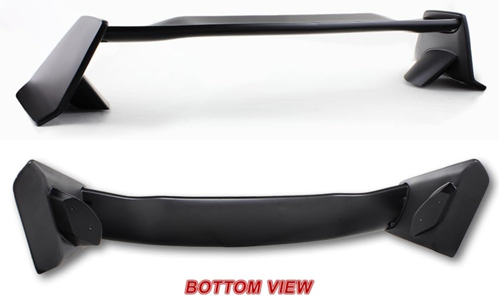 W-POWER, ABS Rear Trunk Lip Wing Spoiler Compatible with 2016-2021 Honda Civic 4-Door Sedan ABS Rear Wing Spoiler Type-R Style Replacement Wing Lip Trunk Boot Rear Spoiler Black