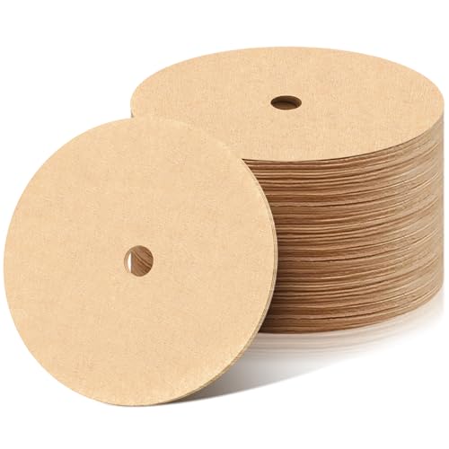 400Pcs Percolator Coffee Filters, 3.75in Unbleached Coffee Filter, Natural Disposable Disc Coffee Filters for Percolator Coffee Pot, Coffee Filter for Home Office Camping Use