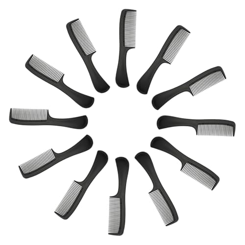 Peigne de coiffure plastique Mipcase lot de 12 pièces idéal pour la routine coiffage matin