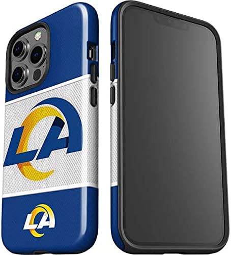 Skinit Impact Phone Case Compatible with iPhone 13 Pro - Officially Licensed NFL Los Angeles Rams Zone Block Design