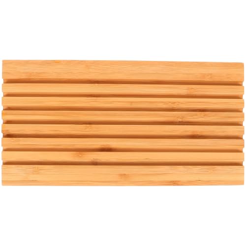 Bandeja rectangular pequeña para sushi de bambú miniatura 1