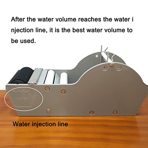 AMOGATO dispensador de fita de papel de água cinza amogato, dispensador de fita gomada, dispensador