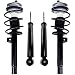 Complete Front Strut & Coil Spring w/Mount Assemblies and 2 Rear Shocks - For - 2000 BMW 323i E46 - [2001-2005 BMW 325i RWD E46] - 2002-2004 BMW 320i E46 - [328i BMW 328i Sedan E46]