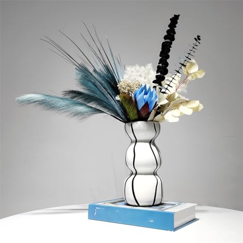 Fleurs de simulation florale bleue pour salon et meuble TV