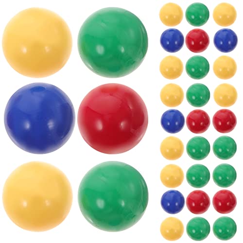 Toddmomy 48Pcs Chinese Checkers Marbles Balls Game Replacement Marbles Balls for Marble Run, Marbles Game 25mm