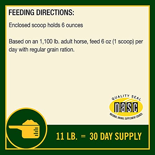 Farnam Horseshoer's Secret Pelleted Hoof Supplements, Promotes Healthy Hoof Growth, Maintains Hoof Walls & Supports Cracked Hooves, 11 Lbs., 30 Day Supply #TOP7