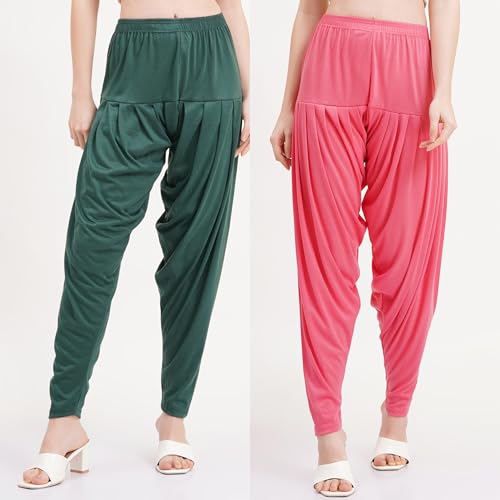 Image of Buy That Trendz Patiala Salwar for Women Relaxed Fit Viscose Patiyala Salwar Harem Bottom Pants