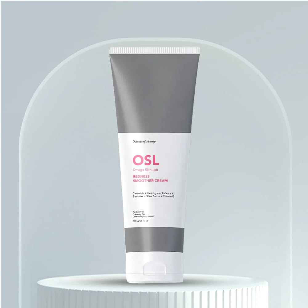 OSL Omega Skin Lab OSL Redness Smoother Cream 75ML, Skin Care Solution with Vitamin E, Shea Butter, Bisabolol - Image 2