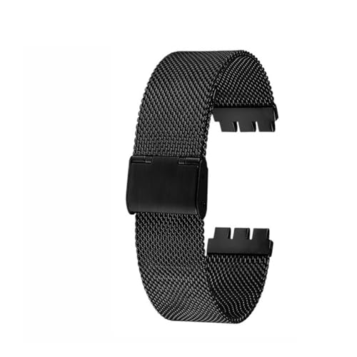 �~���m���^���E�H�b�`�X�g���b�v Swatch YCS YAS YGS IRONY �X�e�����X�X�`�[���E�H�b�`�o���h 17mm 19mm 20mm �Ή� �����Y ���f�B�[�X �ʋC���u���X���b�g