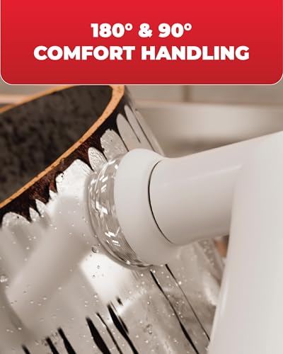 Image of TIRON THS Electric Hand Scrubber, 2500 mAh Battery, 90 mins Runtime, 16Kg Torque for Powerful Scrubbing, Suitable for Cleaning Edges, Corners, Countertops, Platforms, Door & Window Sills