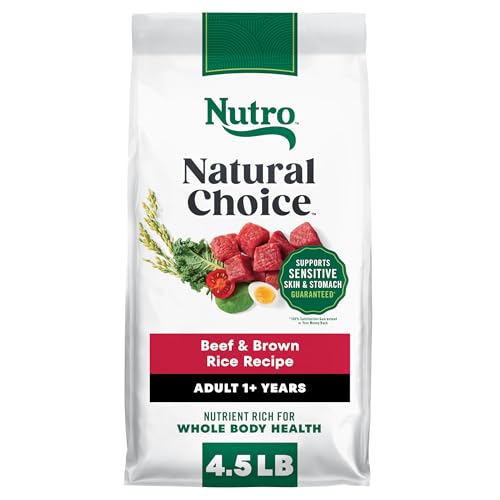 Image of Nutro Natural Choice Adult Dry Dog Food, Beef & Brown Rice Recipe, 4.5 lb