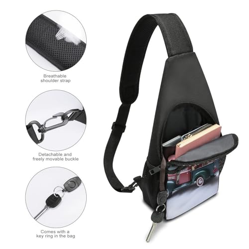 Mochila tipo sling para día de senderismo y uso casual miniatura 4