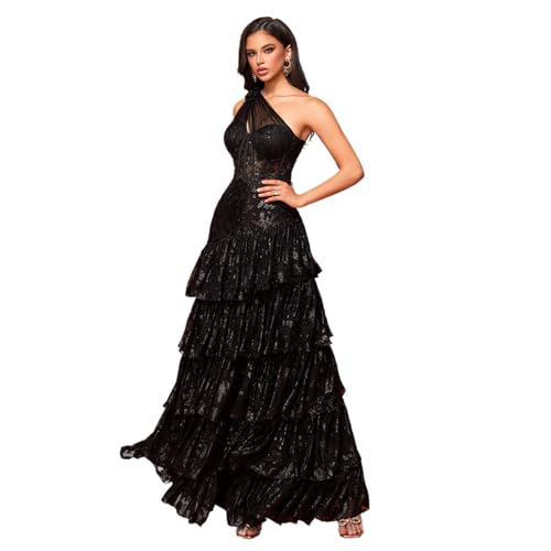 Sexy Formal Dress for Women with Corset and Applique Flower, Slit Gothic Evening Gowns for Wedding & Cocktail, Party