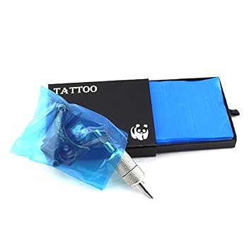 Disposable Tattoo Machine Bag Covers - 200PCS Plastic Sleeve for Tattoo Supplies, Kits, and Gun Accessories