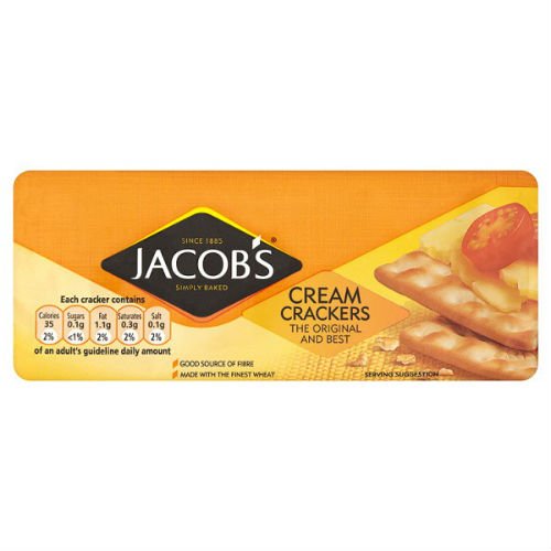 Jacob's Cream Crackers 200G x Case of 24