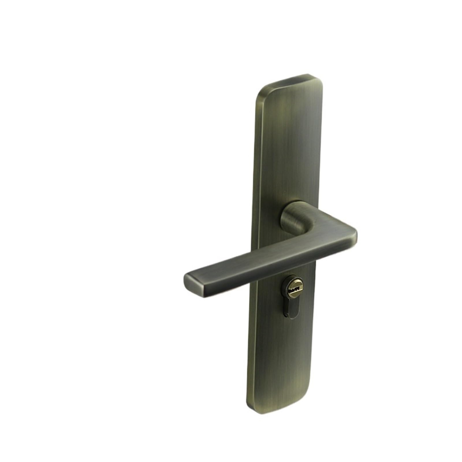 nxjaSDH Lock and Handle Sets, Bedroom Bathroom Indoor Wooden Door Lock zinc Alloy Simple Silent one-Piece(D15 S115 Antique Bronze)